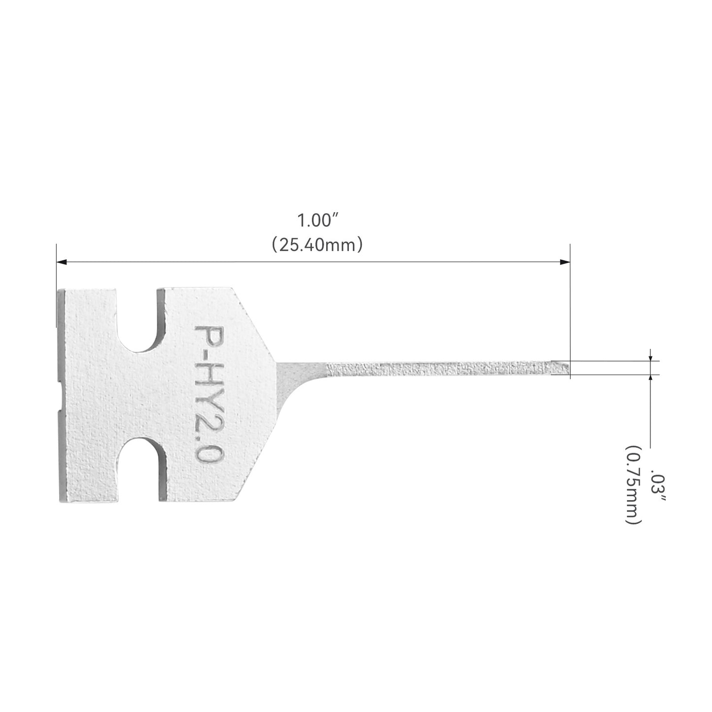 JRready Dual Mounting Hole Flat Blade Replacement Tips for Molex/AMP/Dephi Terminal Extraction Tools