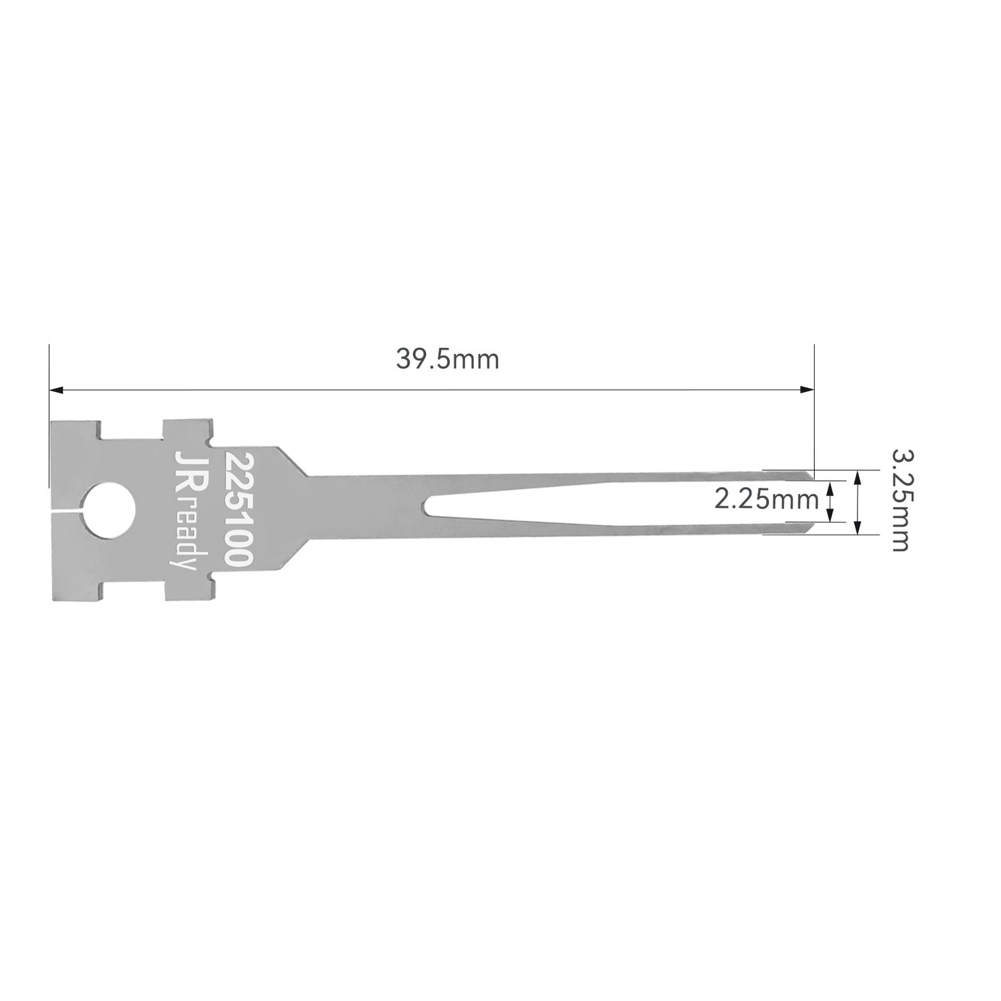 JRready Single Mounting Hole Flat Blade Replacement Tips for Molex/AMP/Delphi Terminal Extraction Tools