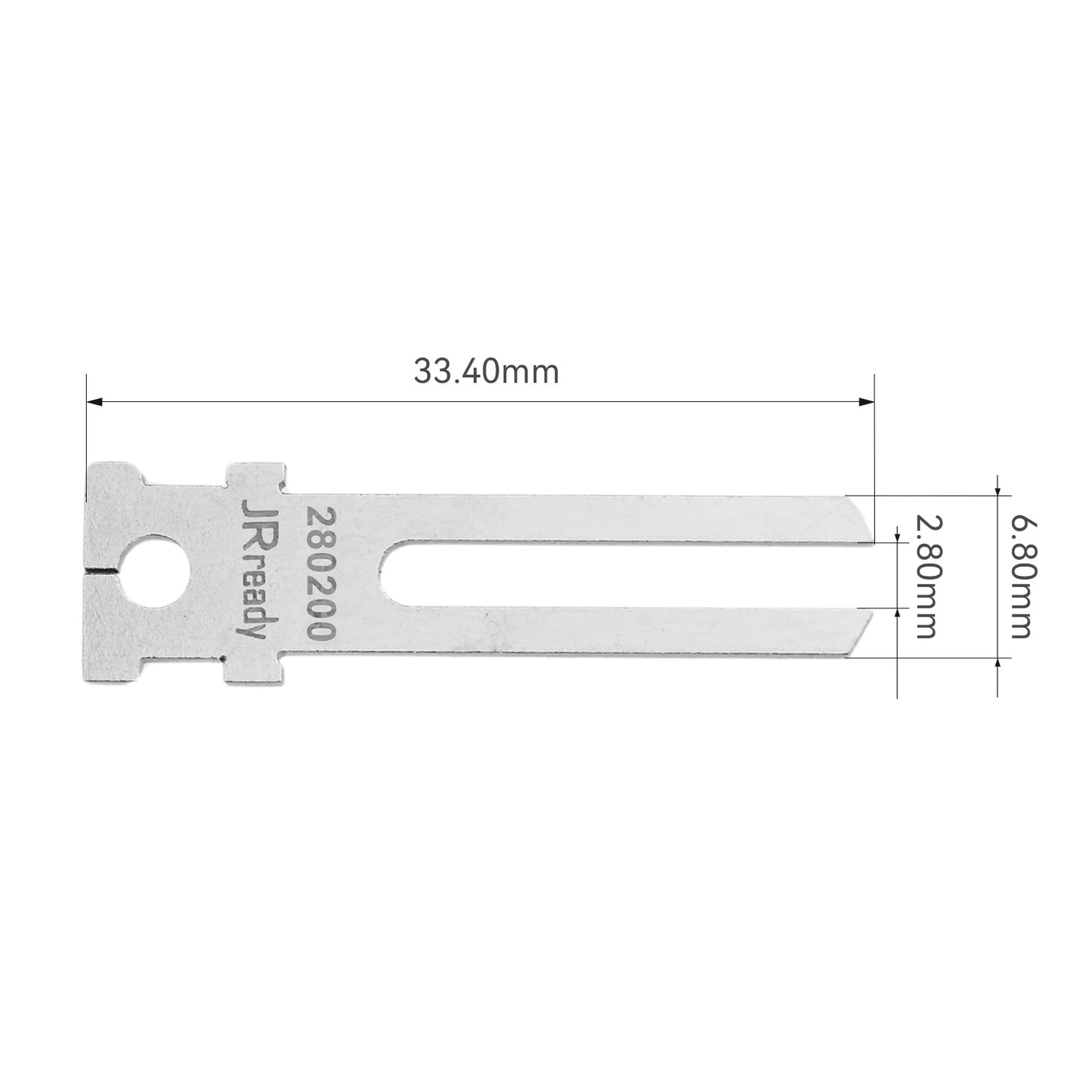 JRready Single Mounting Hole Flat Blade Replacement Tips for Molex/AMP/Delphi Terminal Extraction Tools