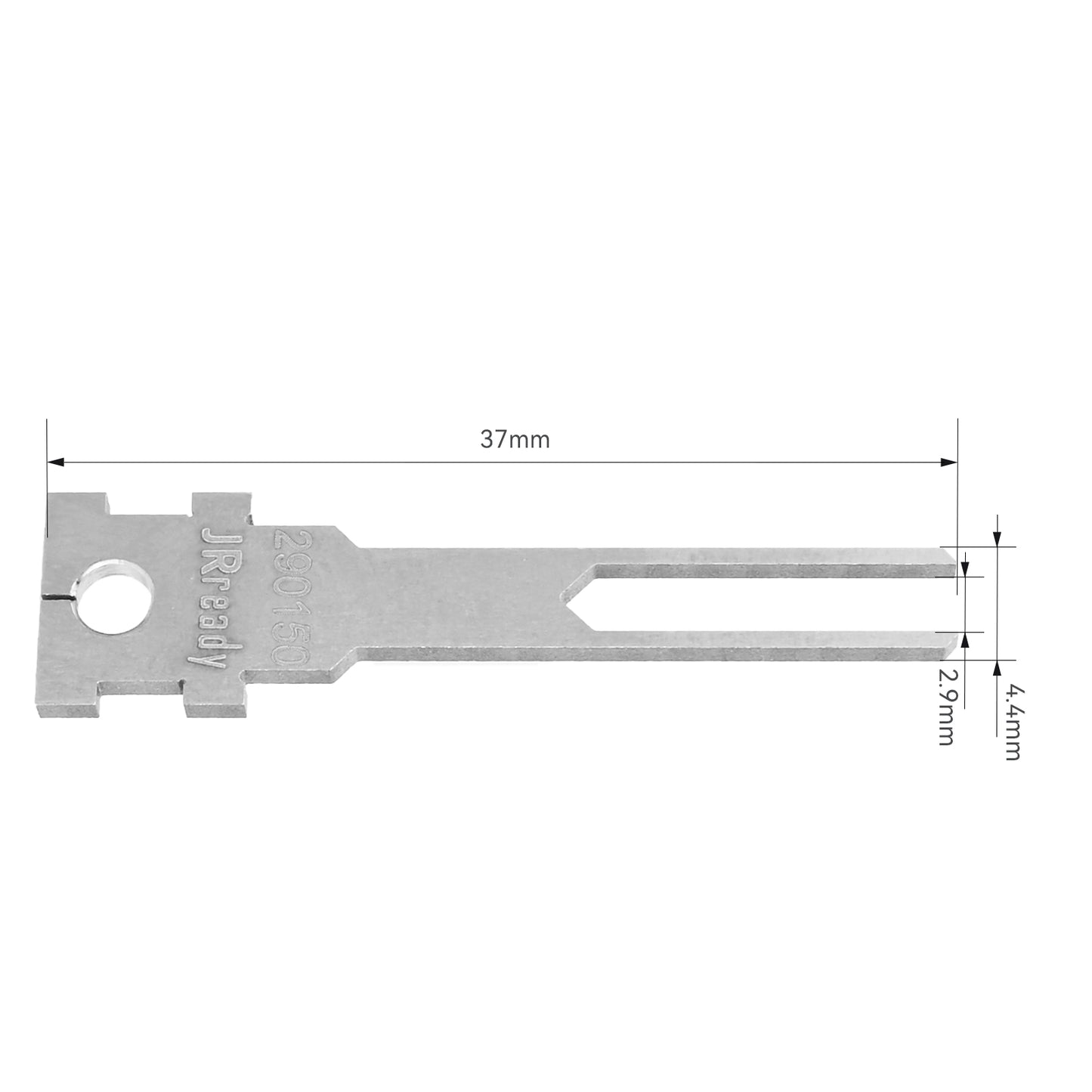 JRready Single Mounting Hole Flat Blade Replacement Tips for Molex/AMP/Delphi Terminal Extraction Tools