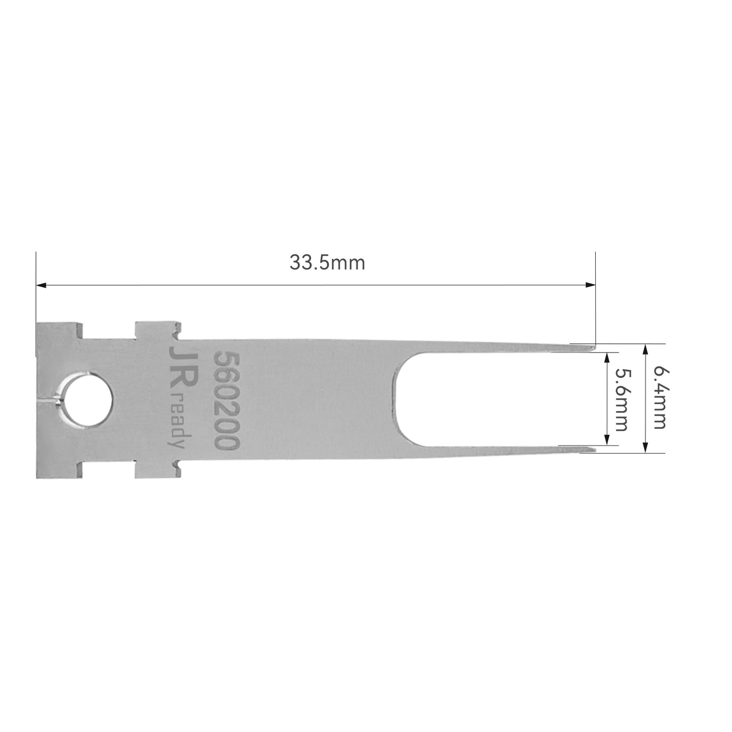 JRready Single Mounting Hole Flat Blade Replacement Tips for Molex/AMP/Delphi Terminal Extraction Tools