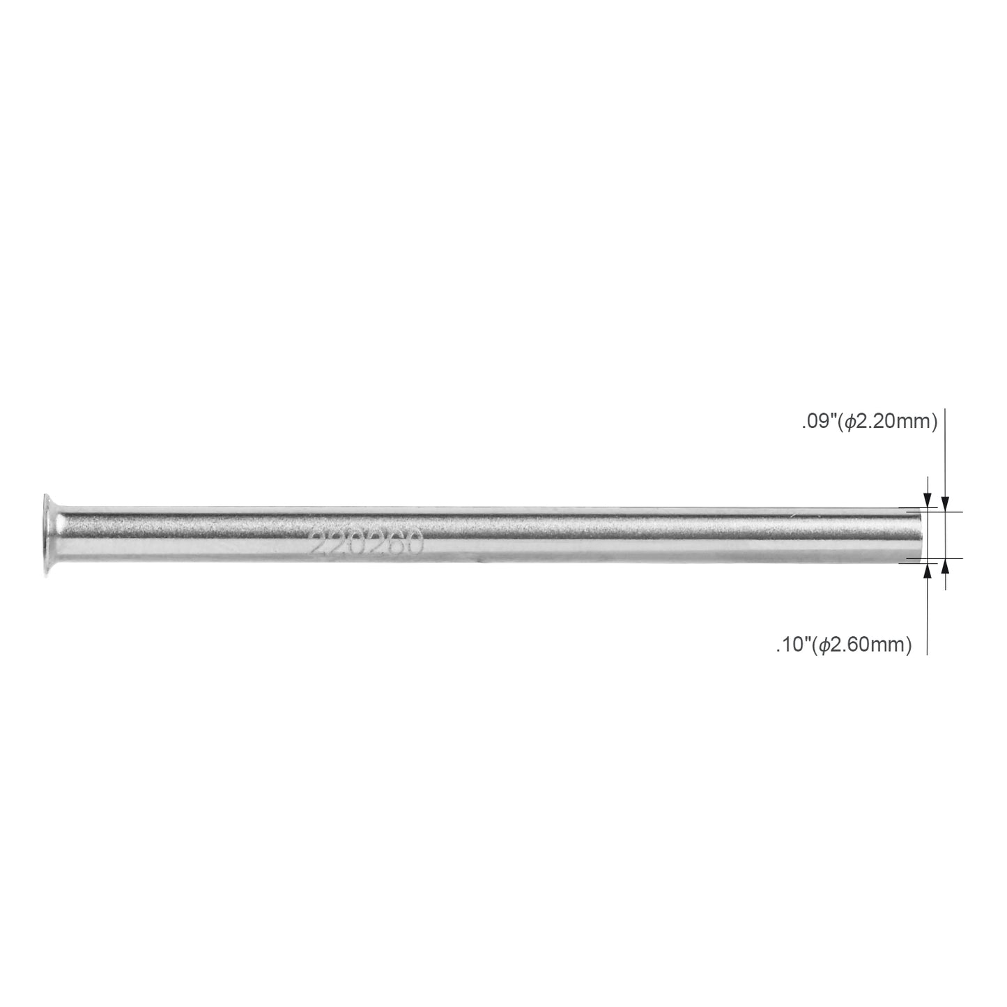 JRready Round Tube Type Replacement Tips for Molex/AMP/Harting/Delphi Terminal Extraction Tools