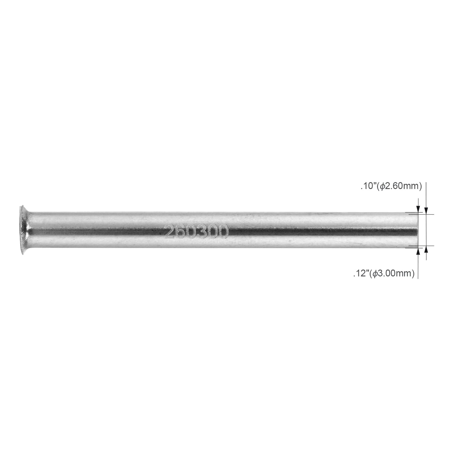 JRready Round Tube Type Replacement Tips for Molex/AMP/Harting/Delphi Terminal Extraction Tools