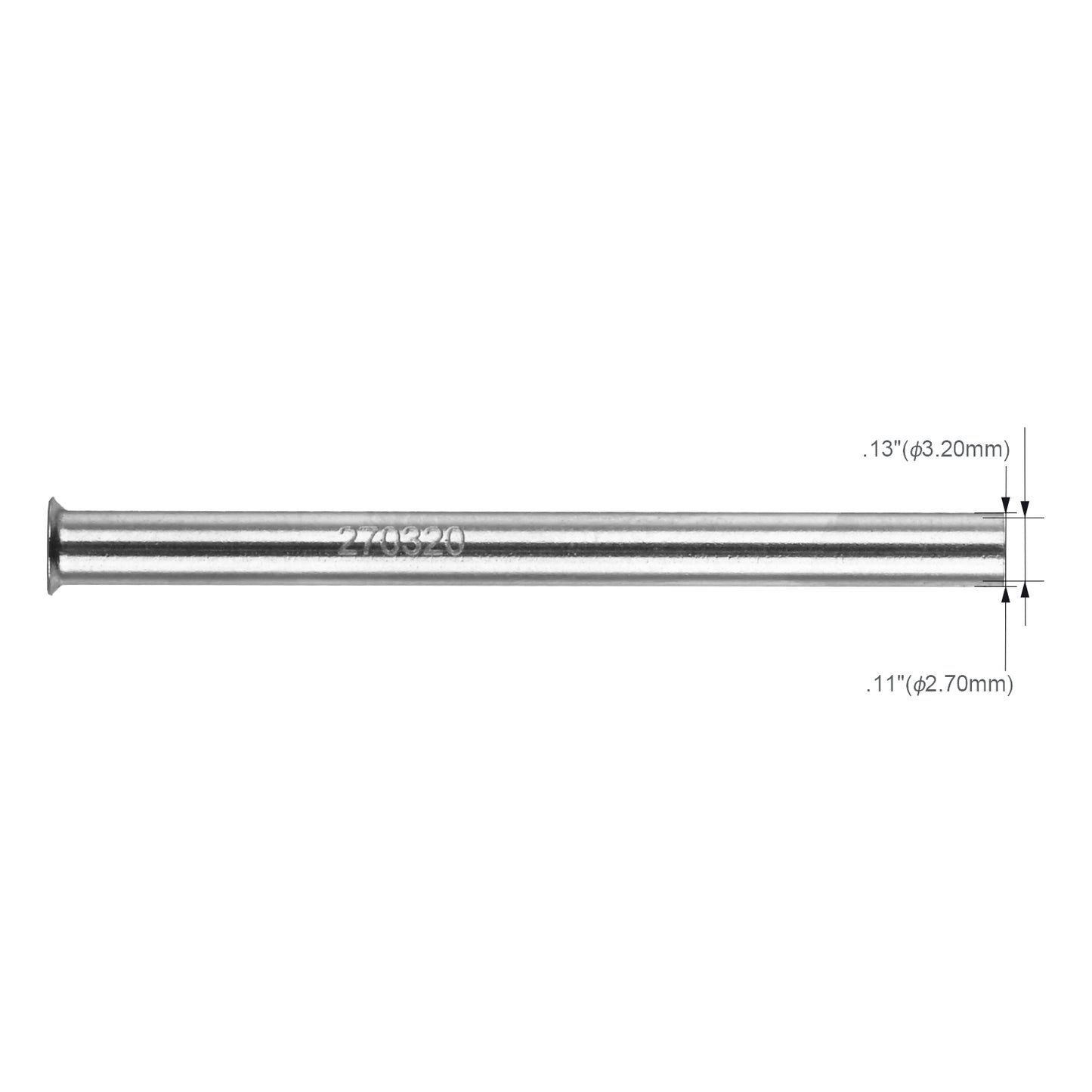 JRready Round Tube Type Replacement Tips for Molex/AMP/Harting/Delphi Terminal Extraction Tools