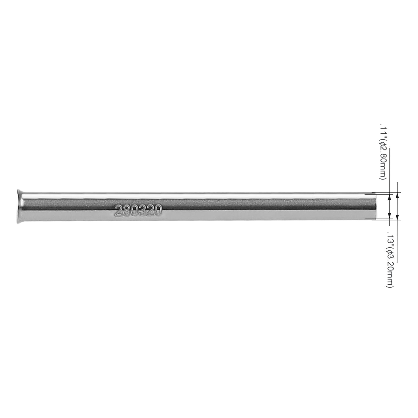 JRready Round Tube Type Replacement Tips for Molex/AMP/Harting/Delphi Terminal Extraction Tools