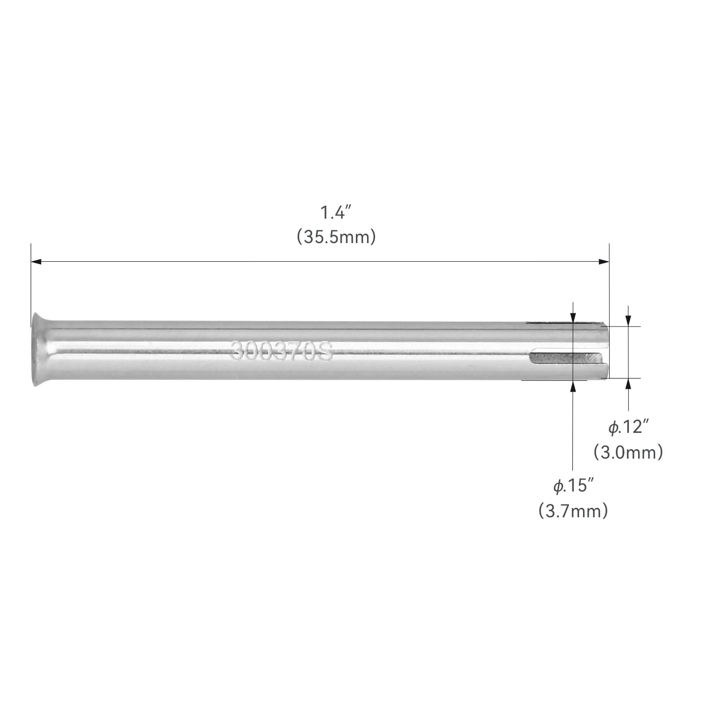 JRready Round Tube Type Replacement Tips for Molex/AMP/Harting/Delphi Terminal Extraction Tools