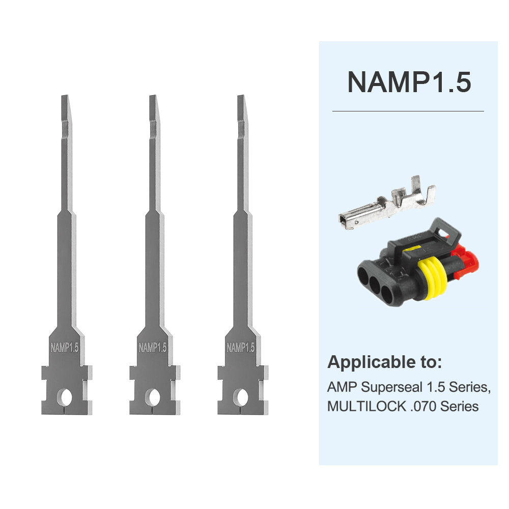 JRready Pin Removal Tool Kit Replacement Tips for Extraction Depinning Tool for Deutsch,AMP/TE,Molex,Delphi,JST,Harting Connectors