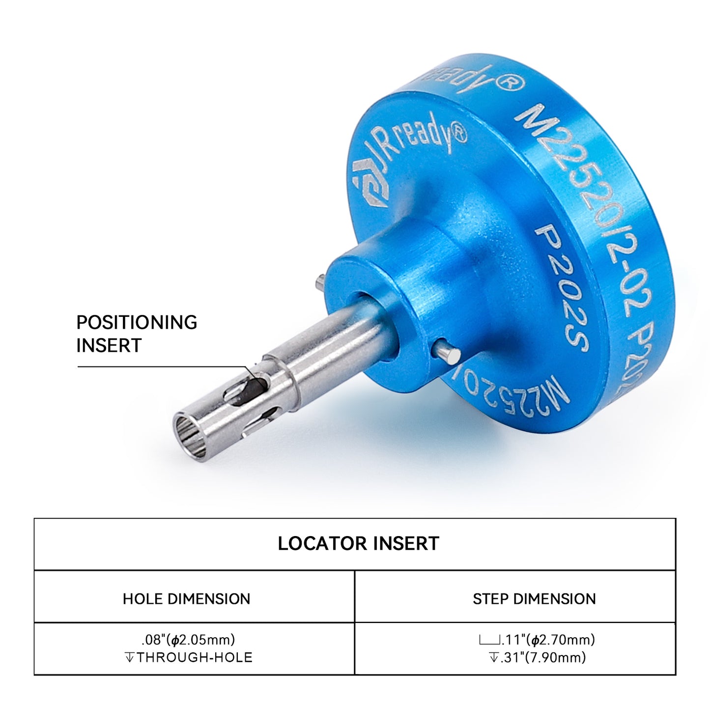 JRready P202S Positionierer M22520/2-02 verwendet mit MIL-Standard 20# Kontakten MS3192-20 MS3193-20 