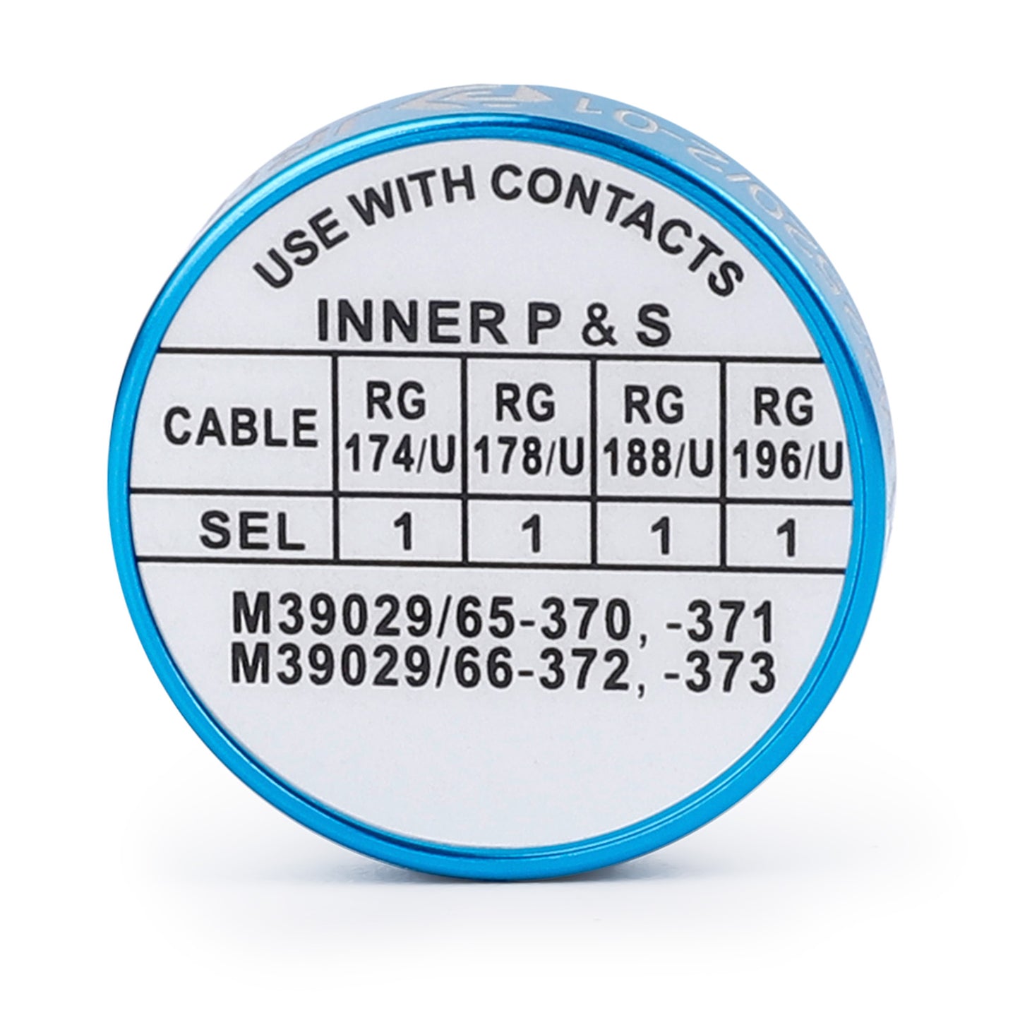 Posizionatore JRready K286 / P212 (M22520/2-12) per contatti M24308/14, M24308/15 