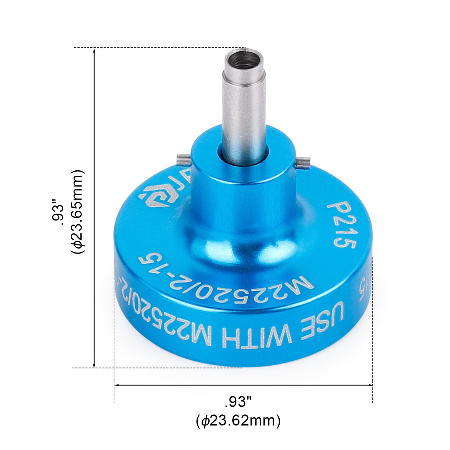 Posizionatore JRready K341 / P215 (M22520/2-15), adatto per terminale M39029/18-179