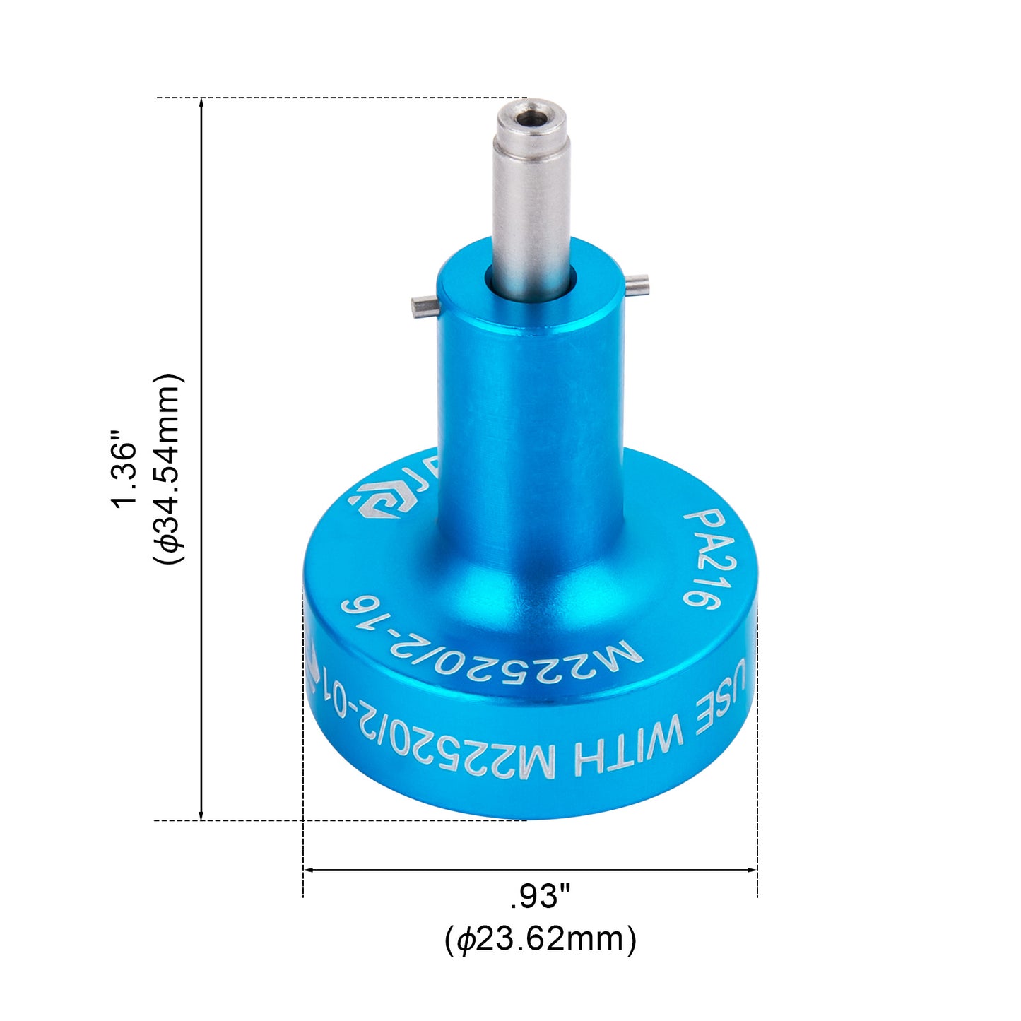 JRready K339 / PA216 (M22520/2-16) Positionierer für Steckverbinder MIL-C-81511 SERIE 3 Kontakt M39029/17-172,M39029/17-171