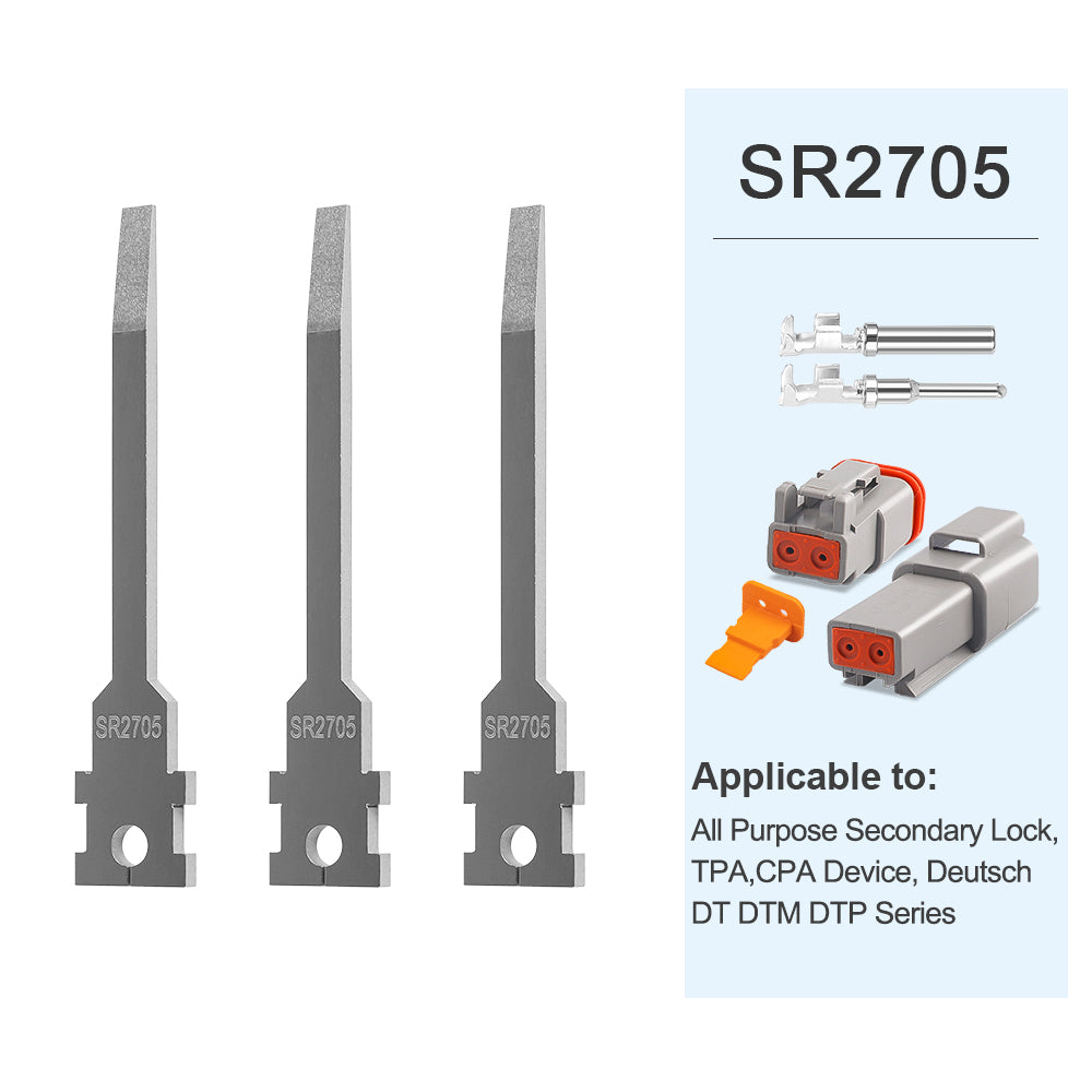 JRready Pin Removal Tool Kit Replacement Tips for Extraction Depinning Tool for Deutsch,AMP/TE,Molex,Delphi,JST,Harting Connectors