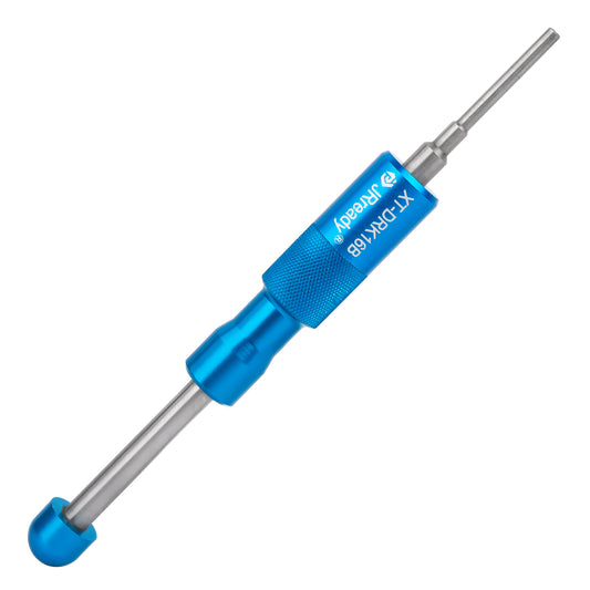 JRready XT-DRK16B Tubular Terminal Extraction Tool for 16# terminals in AN/MS/GT MIL-DTL-5015 connectors when servicing Circular Connector Harnesses