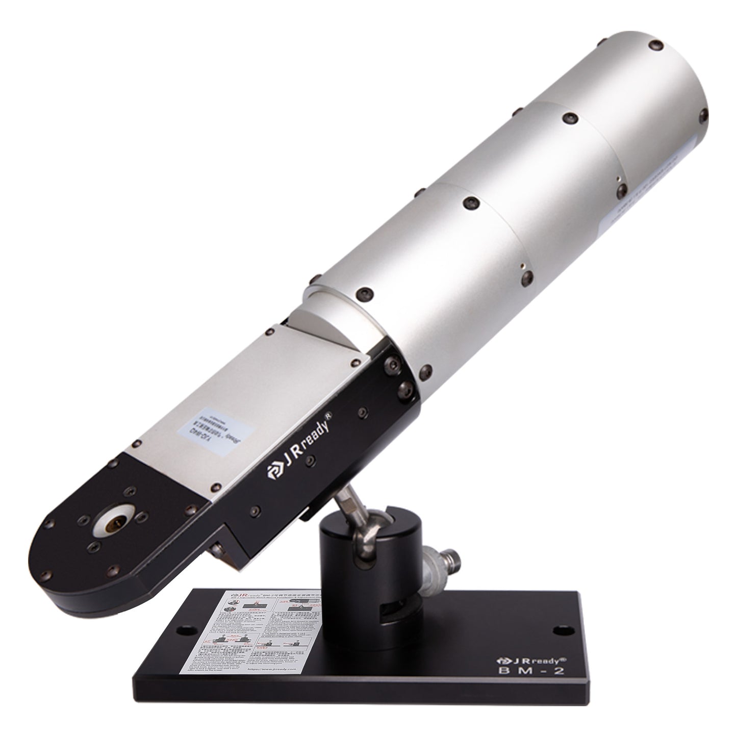 JRready ST4031 Pneumatisches Crimpwerkzeug-Set: YJQ-W4Q WA27-300BT-EP Pneumatisches Crimpwerkzeug für mittlere Stromstärken &amp; UF4-C001 Verstellbarer Positionierer 6-14AWG (13,3-2,075mm²) 