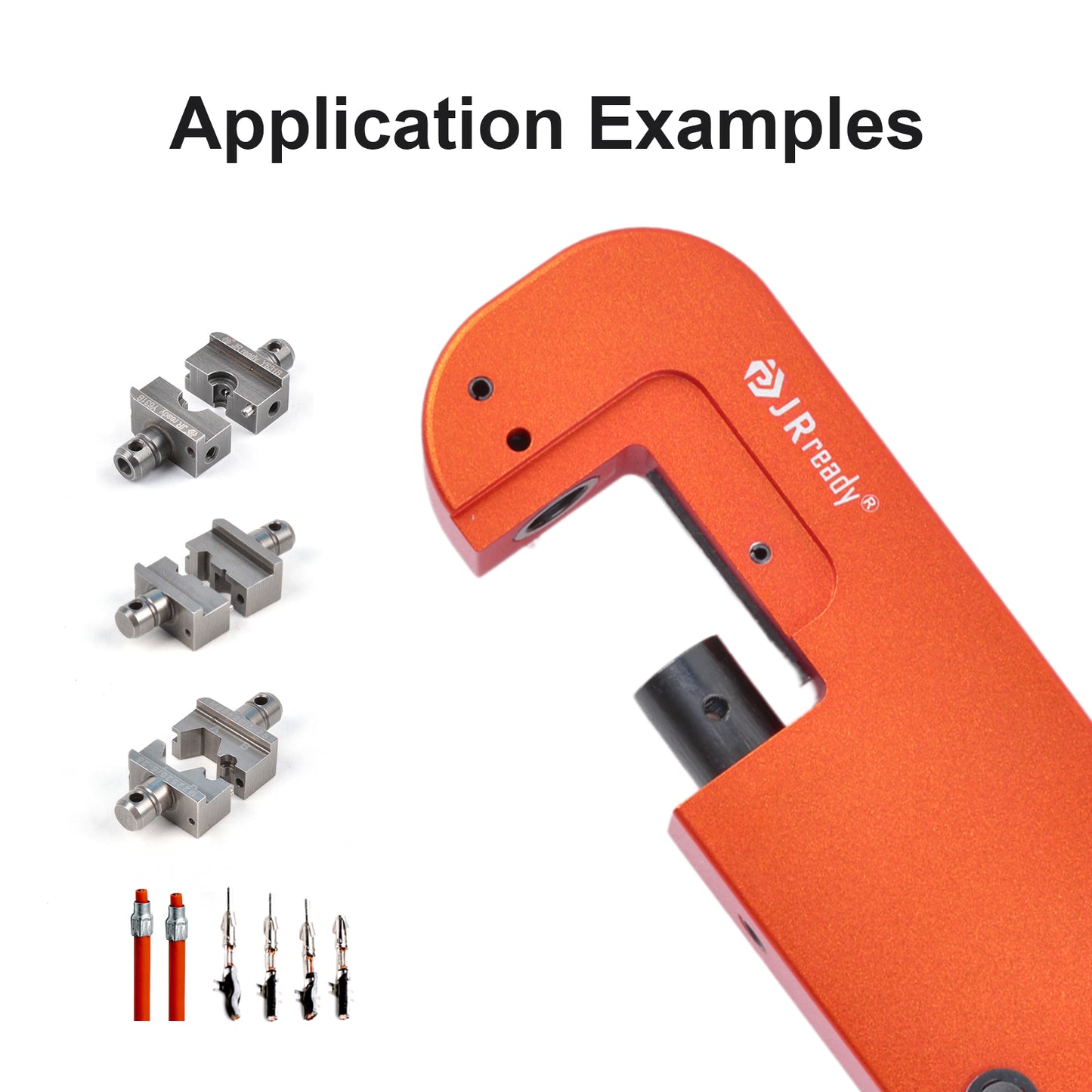 JRready YJQ-W5 (M22520/5-01) Open Frame Crimp Tool, Crimper Tool, Die Crimper Terminal Copper Lug Ring Pliers (Frame only, Without crimp dies)