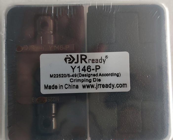 Matrice di crimpatura JRready Y146-P M22520/5-49 da utilizzare con crimpatrice a telaio aperto YJQ-W5 M22520/5-01
