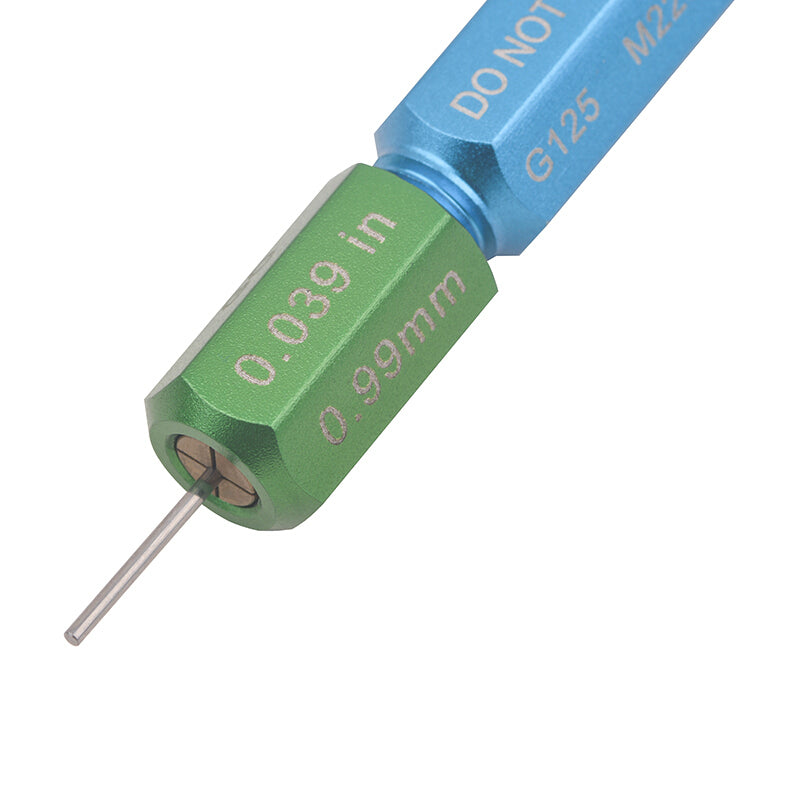 JRready G125 (M22520/3-1) Gut-Ausschuss-Lehre für Kabelcrimpwerkzeuge M22520/2-01 und M22520/1-01, Gut: 0,039 Zoll; Ausschuss: 0,044 Zoll 