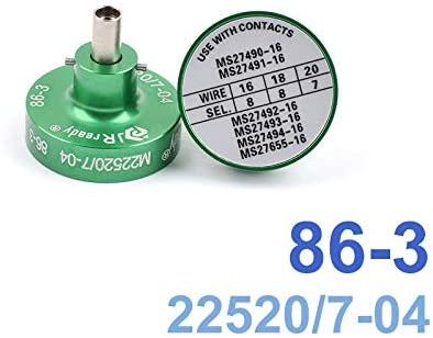 JRready 86-3 / P704 M22520/7-04 Positioner Use With YJQ-W7A M22520/7-01 Crimp Tool