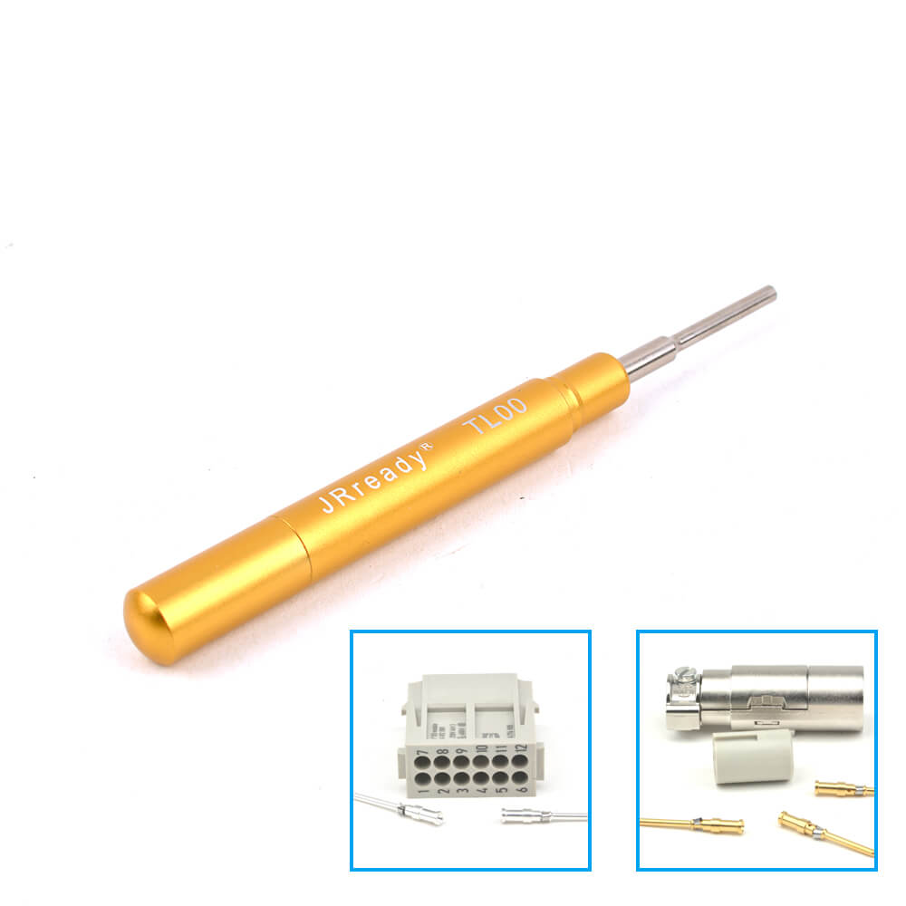 JRready TL00 (09990000012) Stiftausziehwerkzeug Harting Extraktionswerkzeug zum Entfernen von HARTING-, TE Han DD Hochleistungssteckverbindern