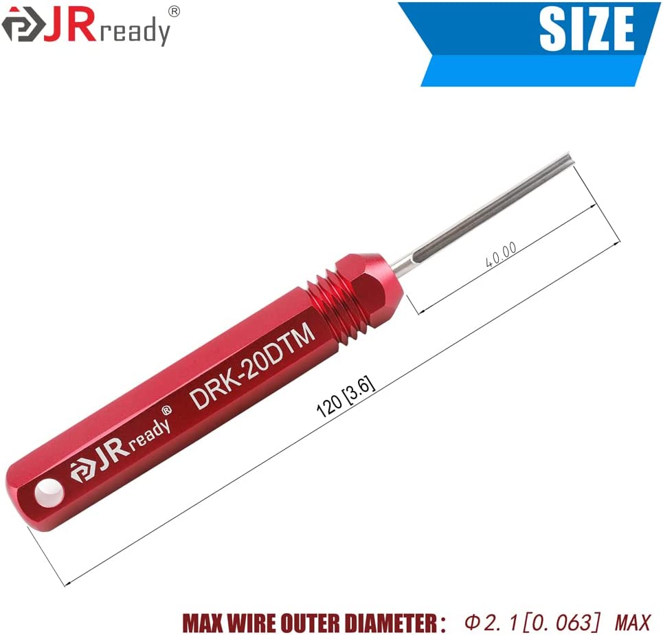 JRready ST5231 DEUTSCH Removal Tool Kit, Depinning Tool Kit: DRK-12DTP + DRK-16DT + DRK-20DTM + DRK-RT1B Extraction Tools