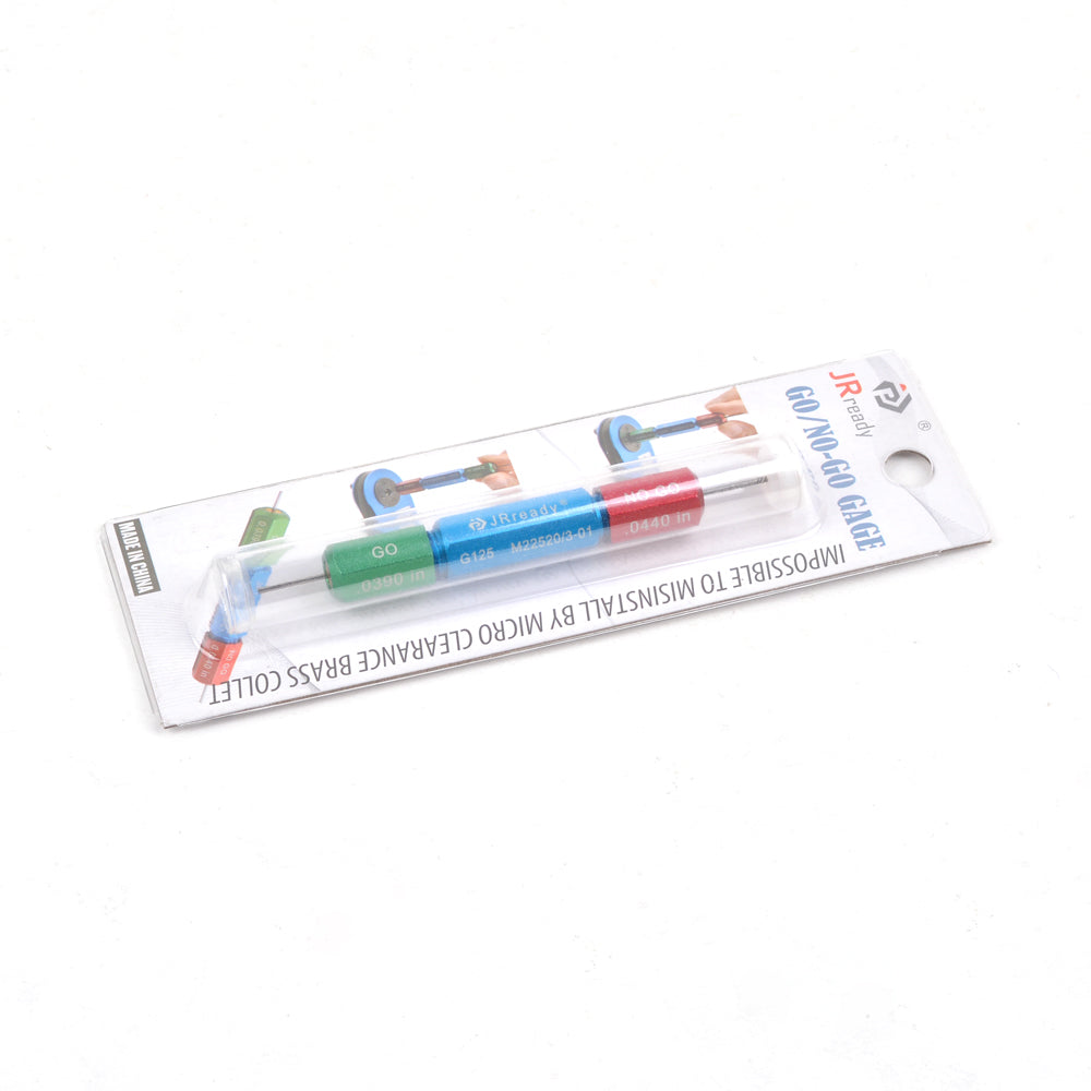 JRready G125 (M22520/3-1) Gut-Ausschuss-Lehre für Kabelcrimpwerkzeuge M22520/2-01 und M22520/1-01, Gut: 0,039 Zoll; Ausschuss: 0,044 Zoll 