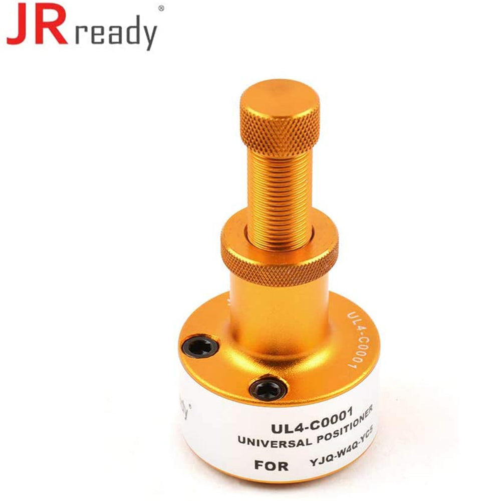JRready ST4031 Pneumatisches Crimpwerkzeug-Set: YJQ-W4Q WA27-300BT-EP Pneumatisches Crimpwerkzeug für mittlere Stromstärken &amp; UF4-C001 Verstellbarer Positionierer 6-14AWG (13,3-2,075mm²) 