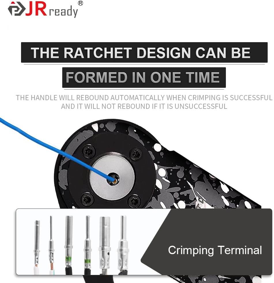 JRready ST6336 202pcs Deutsch DTP Connector Kit: 2 Pin 4 Pin IP67 Waterproof Electrical Connectors,With Size 12 Solid Contacts & NEW-DT2 Deutsch Crimper