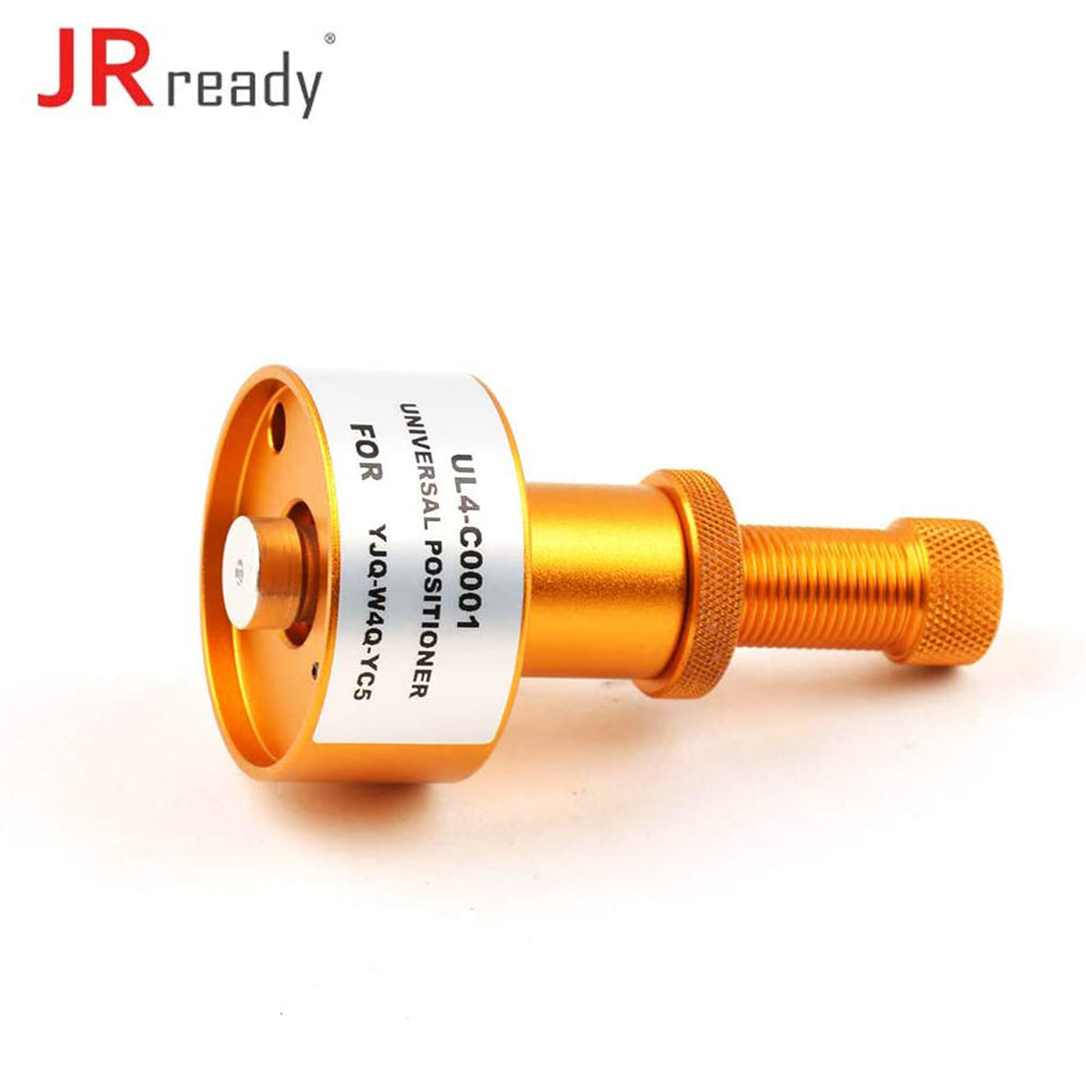JRready ST4031 Pneumatisches Crimpwerkzeug-Set: YJQ-W4Q WA27-300BT-EP Pneumatisches Crimpwerkzeug für mittlere Stromstärken &amp; UF4-C001 Verstellbarer Positionierer 6-14AWG (13,3-2,075mm²) 