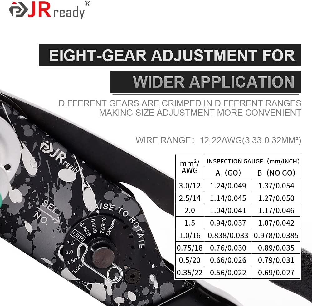 JRready ST6336 202pcs Deutsch DTP Connector Kit: 2 Pin 4 Pin IP67 Waterproof Electrical Connectors,With Size 12 Solid Contacts & NEW-DT2 Deutsch Crimper