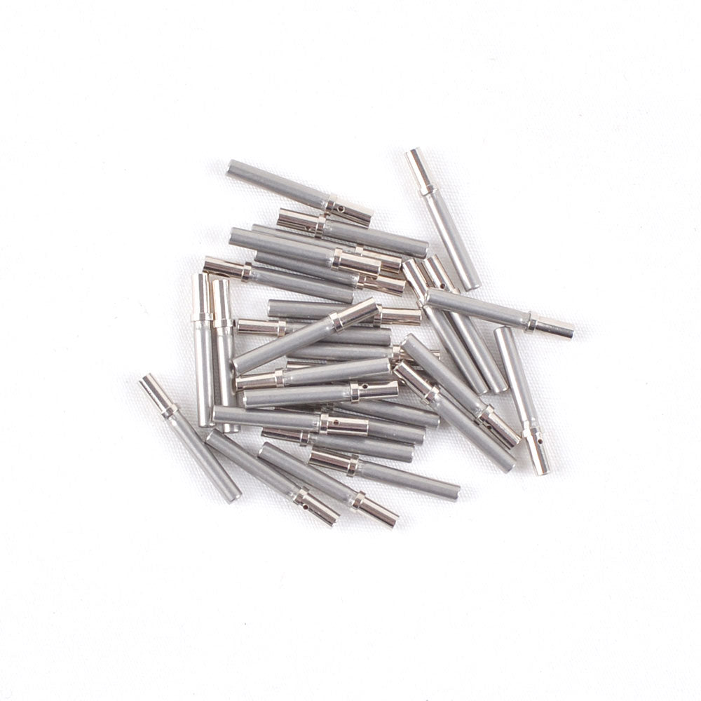 JRready ST6260 Geschlossenes DTM-Anschlussklemmen-Set Größe 20, massive Kontakte: Stecker 0460-202-20141 &amp; Buchse 0462-215-20141 für Deutsch 22-20 AWG Hohlstecker, 40 Paare
