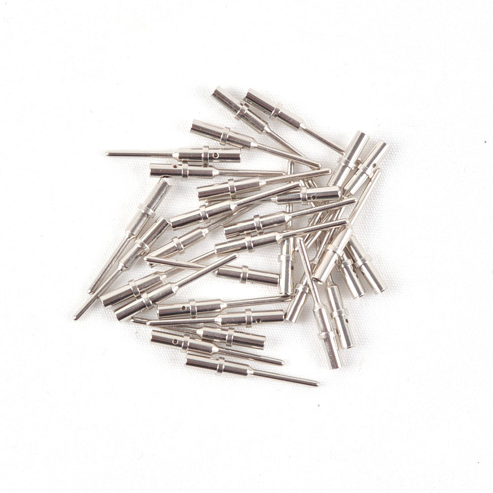 JRready ST6260 Geschlossenes DTM-Anschlussklemmen-Set Größe 20, massive Kontakte: Stecker 0460-202-20141 &amp; Buchse 0462-215-20141 für Deutsch 22-20 AWG Hohlstecker, 40 Paare