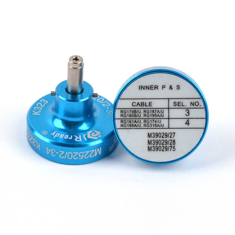 K323 (M22520/2-34) Crimpzange für Stiftkontakte mit Positionierer YJQ-W1A