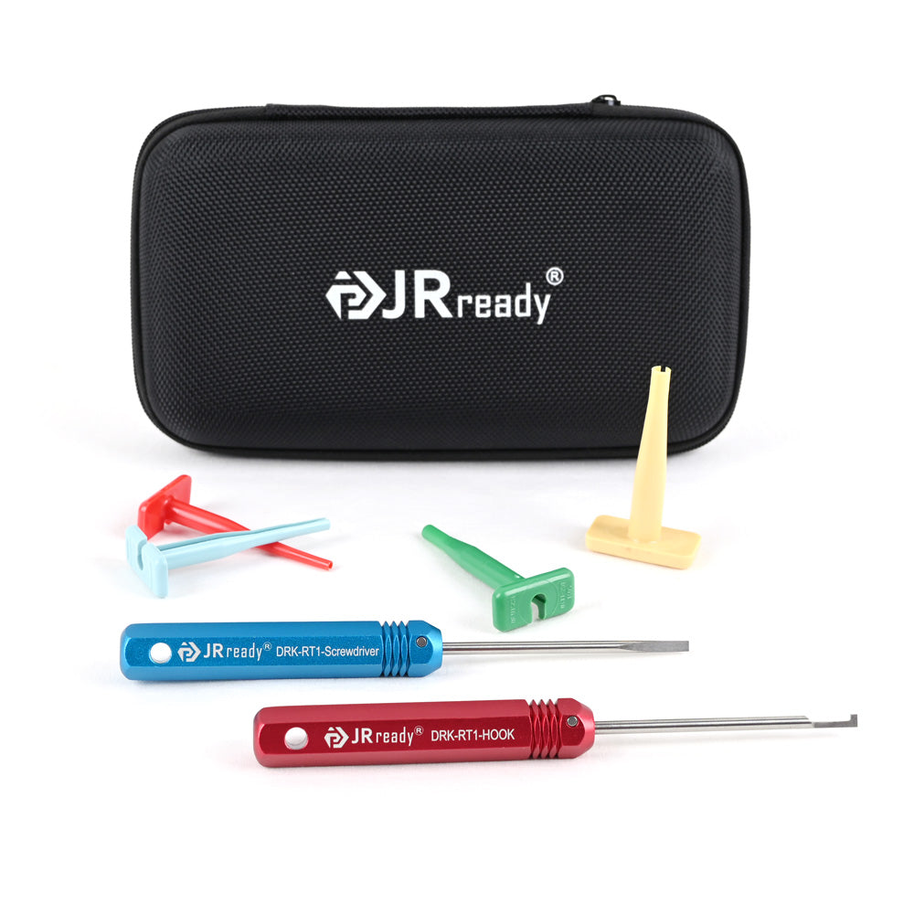 JRready ST5214 Deutsch Terminal Pin Removal Tool Kit Wire Sizes 12 14 16 and 20 Gauge & Steel DRK-RT1 for Deutsch Connector