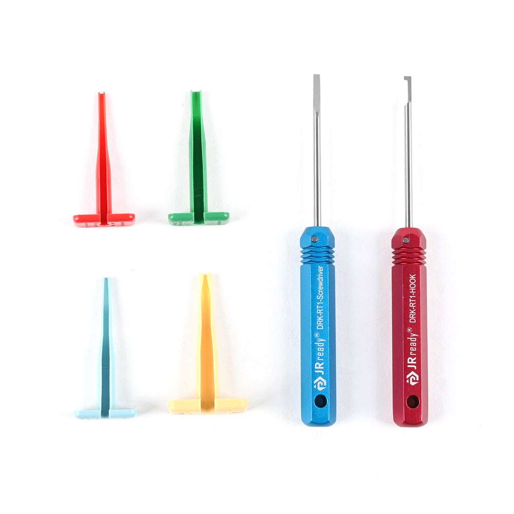 JRready ST5214 Deutsch Terminal Pin Removal Tool Kit Wire Sizes 12 14 16 and 20 Gauge & Steel DRK-RT1 for Deutsch Connector