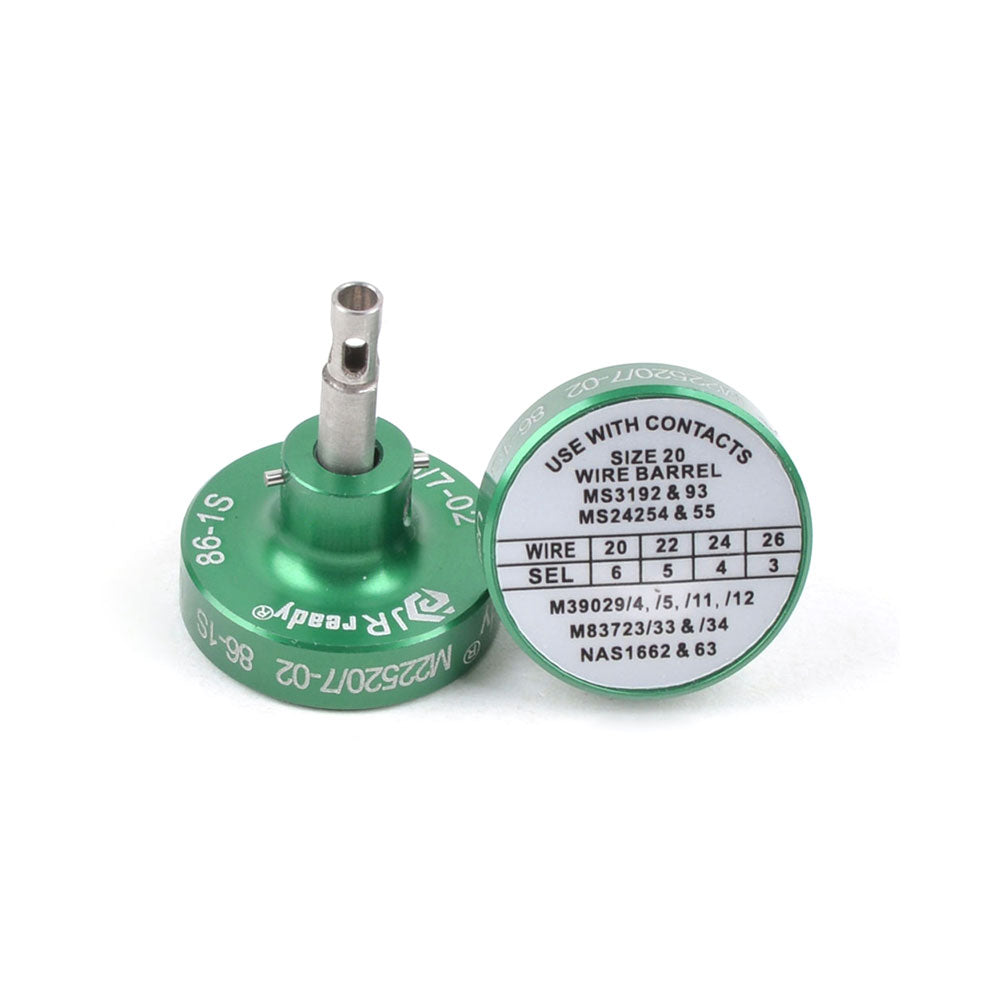 Posizionatore JRready 86-1S M22520/7-02 da utilizzare con pinza crimpatrice YJQ-W7A M22520/7-01 1 pz.