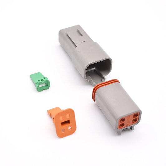 JRready DT 4 PIN CONNECTORS (DT04-4P+DT06-4S+W4P+W4S) 1 PACK (NOT DEUTSCH CONNECTORS)