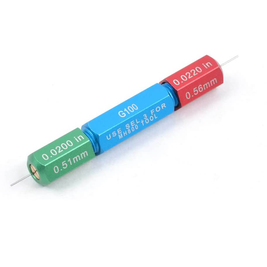 JRready G100 GO/NO-GO GAGE, for ULTRA-PRECISION Crimper YJQ-MH800, GO .0200 - NO-GO .0220