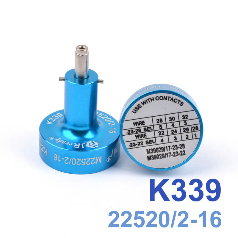 JRready K339 / PA216 (M22520/2-16) Positionierer für Steckverbinder MIL-C-81511 SERIE 3 Kontakt M39029/17-172,M39029/17-171