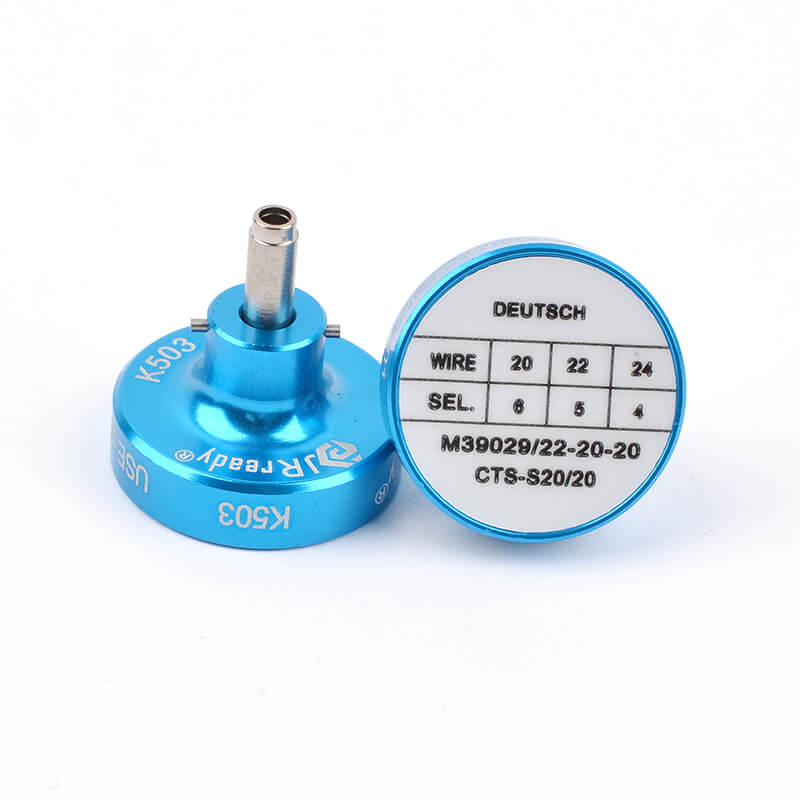 K503 Testa di posizionamento della crimpatrice per strumento di crimpatura YJQ-W1A per M39029/22-20-20, CTS-S20/20