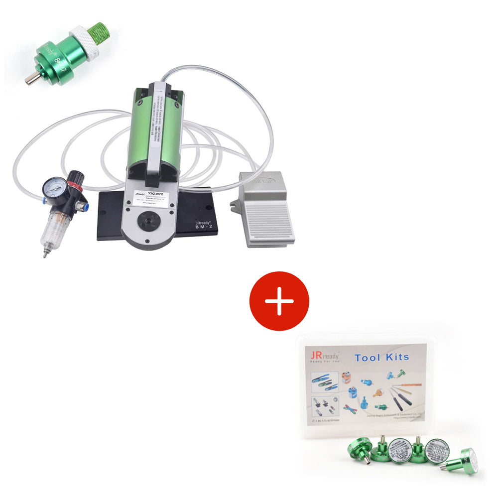 JRready ST4011 Pneumatic Crimp Tool Kit (YJQ-W7Q & 86-37 Adjustable Positioner, Send ST5153 or ST5138 Positioner Kit for Free