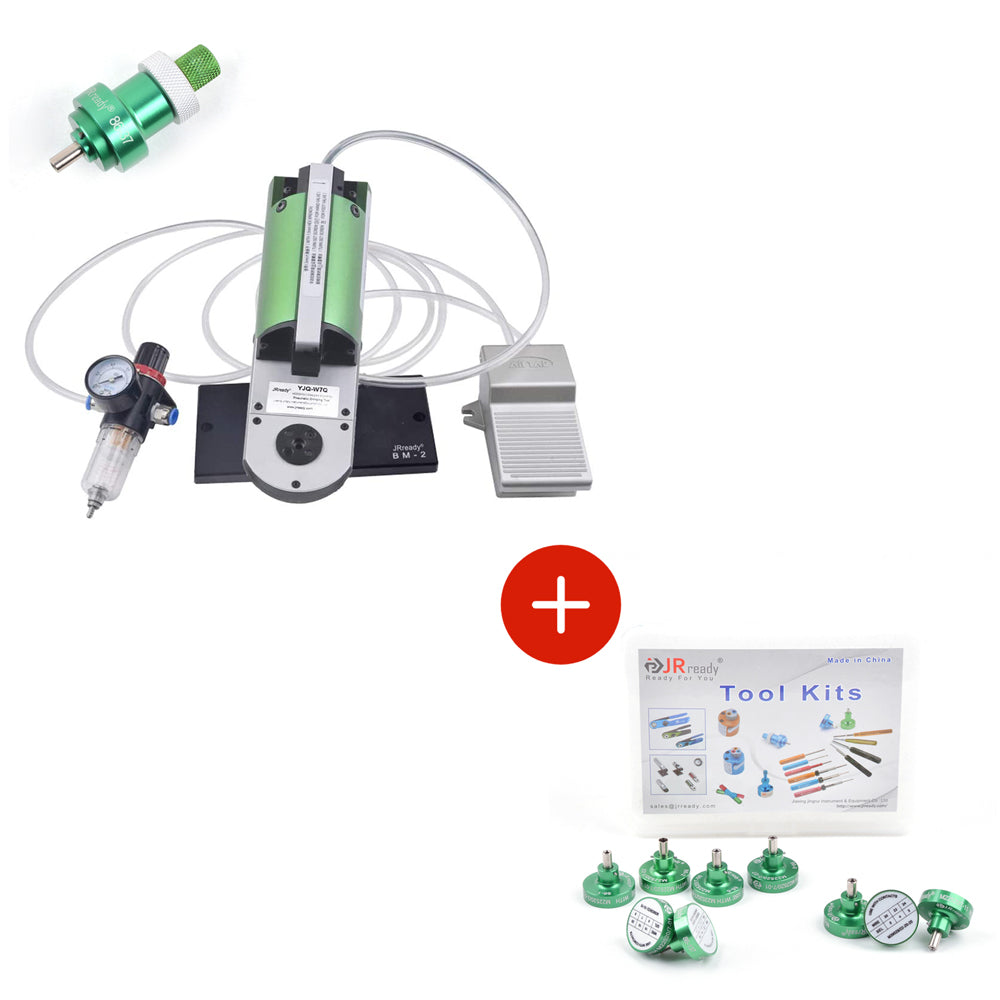 JRready ST4011 Pneumatic Crimp Tool Kit (YJQ-W7Q & 86-37 Adjustable Positioner, Send ST5153 or ST5138 Positioner Kit for Free