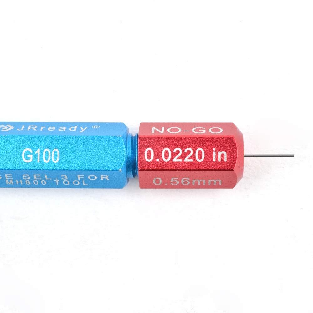 JRready G100 GO/NO-GO GAGE, for ULTRA-PRECISION Crimper YJQ-MH800, GO .0200 - NO-GO .0220